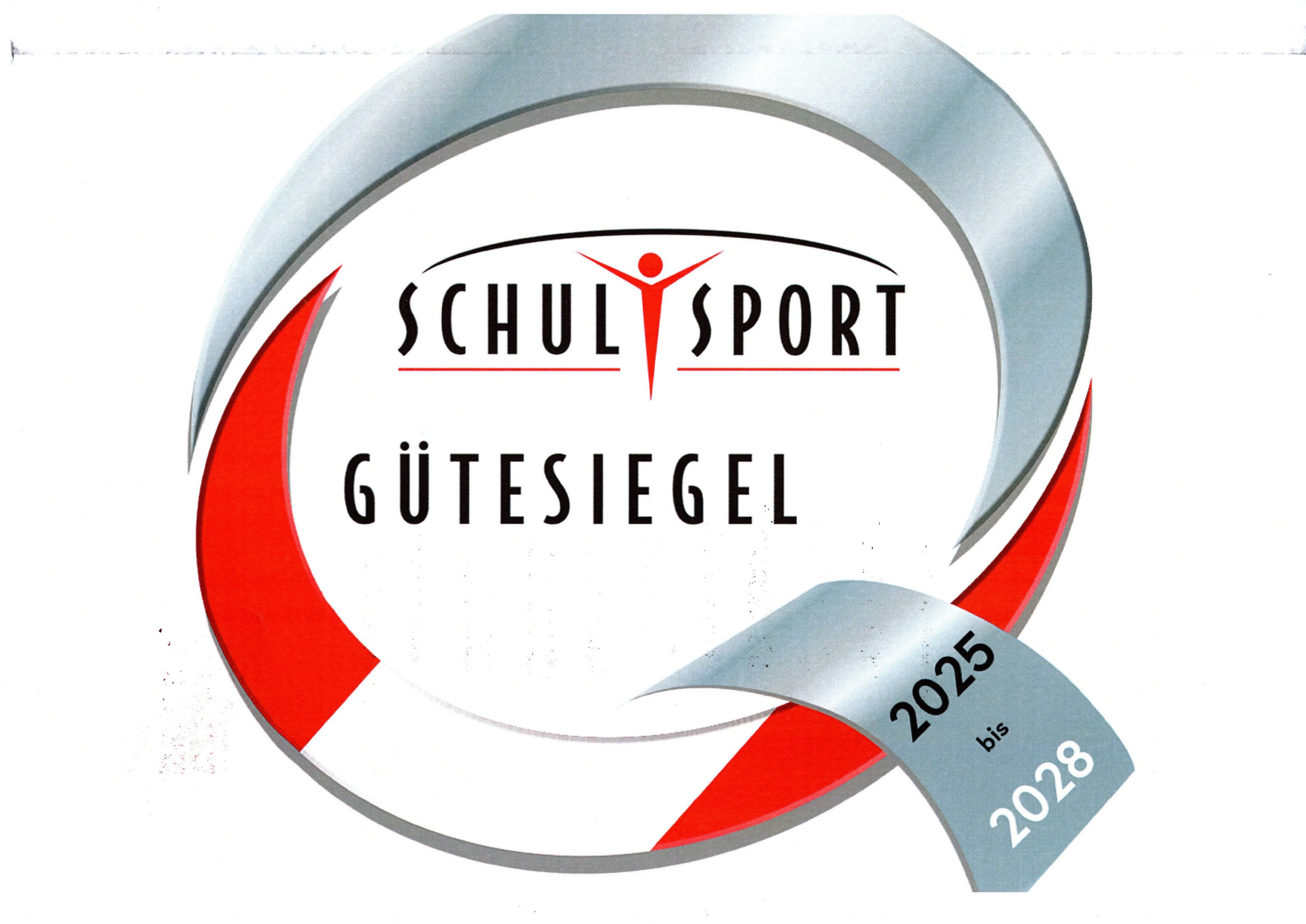 Auszeichnung Schulsport Gütesiegel - Silber